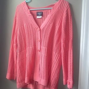 Southern Lady Vintage Pink Sweater